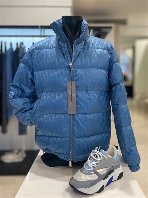 mens blue dior jacket|Dior blue jacket men.